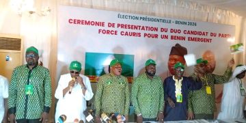 OFFICIELLEMENT INVESTIS DUO CANDIDATS DU PARTI FCBE, Paul Hounkpè et Rock Hounwanou s’engagent à servir dans la loyauté