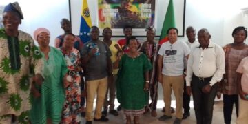 REÇUES A L&rsquo;AMBASSADE DU VENEZUELA À COTONOU, Des organisations béninoises affichent leur solidarité à Nicolas Maduro