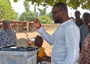 ‎SCRUTIN PRÉSIDENTIEL DANS LA 8È CIRCONSCRIPTION ÉLECTORALE, Le jeune leader Bilal Yacoubou montre le bel exemple civique à Parakou